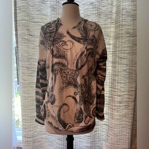 White birch dolman sweatshirt